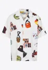 Carhartt Printed Poplin S/s Isis Maria Dinner Shirt In Multicolor