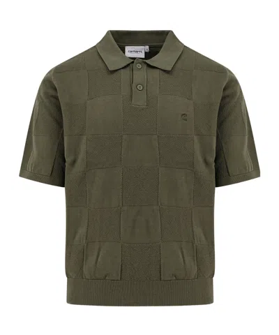 Carhartt Short-sleeved Polo Shirt In Green