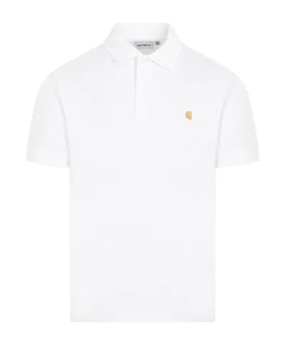 Carhartt Short-sleeved Polo Shirt In White