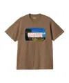 Carhartt Work In Progress Greatest Flicks Organic Cotton Graphic T-shirt In Brown