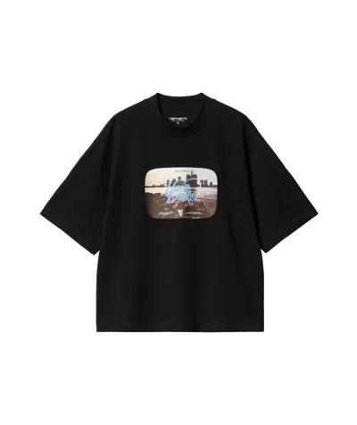 Carhartt Short-sleeved T-shirt In Black