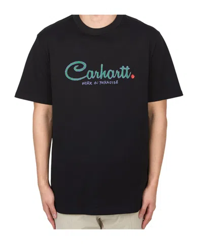 Carhartt Short-sleeved T-shirt In Black