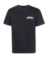 Carhartt Black University Script T-shirt In Black