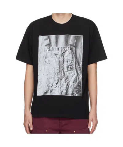 Carhartt Black Bib Overall T-shirt In 89xx Black