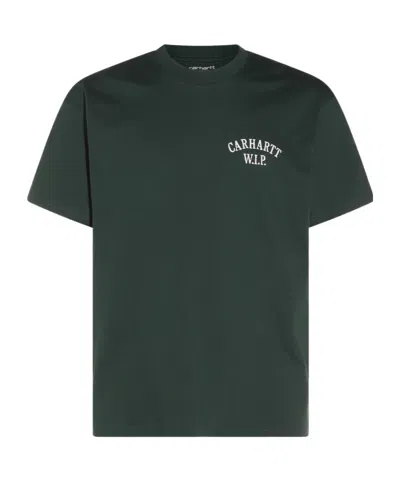Carhartt Short-sleeved T-shirt In Dark Green