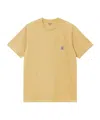 Carhartt Nelson T-shirt Crewneck Loose Fit Short Sleeves In Nude
