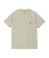 Carhartt T-shirt Nelson Fleur De Sel In Nude