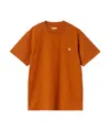 Carhartt Short-sleeved T-shirt In Orange
