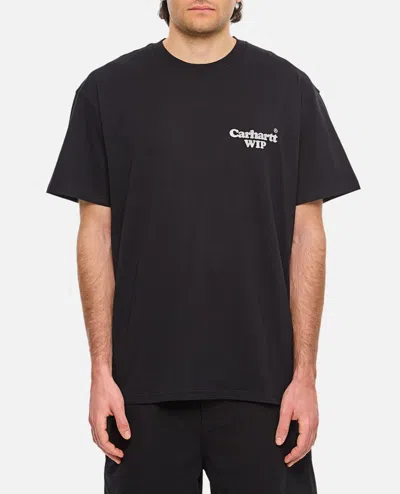 Carhartt Short Sleeves Hartt Chain T-shirt In Black