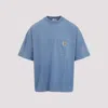 Carhartt Mens Sorrent Hudson Crewneck Cotton-jersey T-shirt In Blue