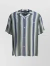 Carhartt Dashner Striped Embroidered-logo Shirt