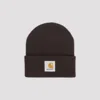 Carhartt Short Acrylic Watch Hat Tobacco In Brown