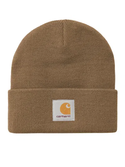 Carhartt Short Watch Hat In Brown