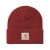 Carhartt Short Watch Hat In Red