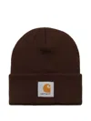 Carhartt Work In Progress Short Watch Beanie In Brown