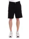 Carhartt Bermuda Shorts In Cotton Blend With Logo