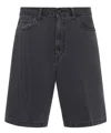 Carhartt Landon Washed-out Bermuda Shorts In Black