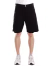Carhartt Bermuda Shorts In Cotton Blend With Logo