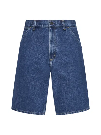 Carhartt Shorts In Blue Stone Washed