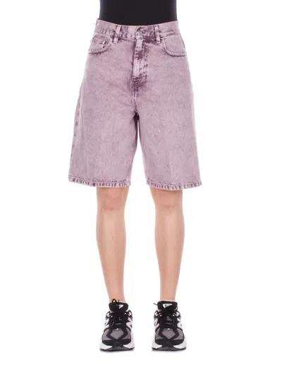 Carhartt Shorts In Purple Viola