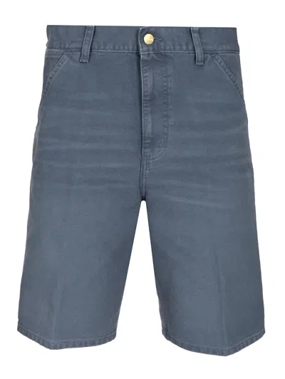 Carhartt Shorts Single Knee In Blue
