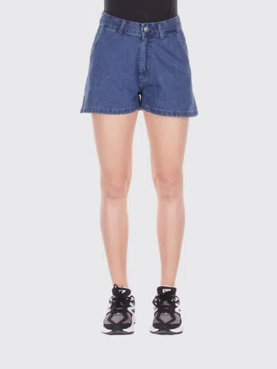 Carhartt Shorts Woman  Wip In Blue