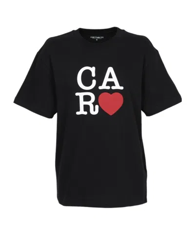 Carhartt Short-sleeved T-shirt In Black