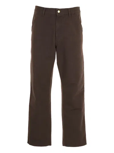 Carhartt Side-pocket Trousers In Green