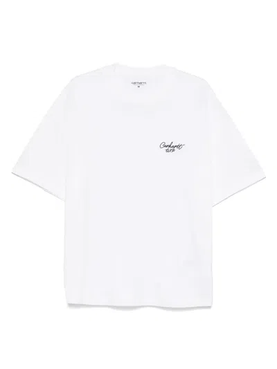Carhartt Signature Script T-shirt In White
