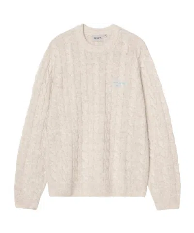 Carhartt Signature Sweater In Neutral
