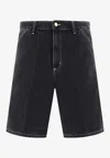Carhartt Simple Bermuda Shorts In Black