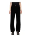 Carhartt Black Simple Trousers In Black