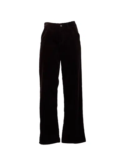 Carhartt Simple Corduroy Trousers In Brown