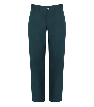 Carhartt Simple Deep Lagon Trouser In Green