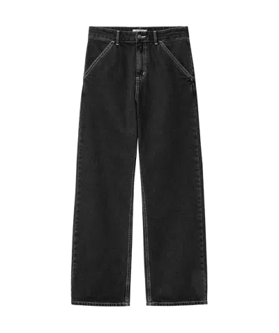 Carhartt Simple Denim Pants In Black