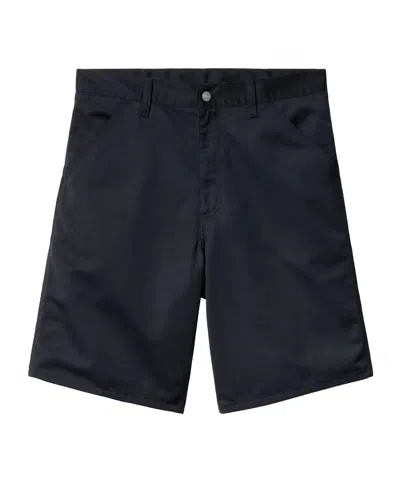 Carhartt Simple Logo Shorts In Black