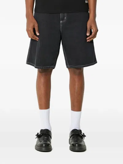 Carhartt "simple Norco" Denim Shorts In Black