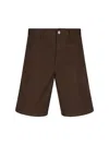 Carhartt Twill Short With Pockets And Loops In Multi