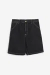 Carhartt Rivet Bermuda Shorts In Black