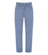 Carhartt Wip Single Knee Bay Blue Pants In Blue