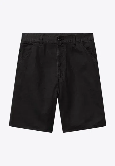Carhartt Single Knee Bermuda Shorts In Black