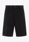 Carhartt Single-knee Bermuda Shorts In Black