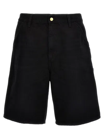 Carhartt Single Knee Bermuda Shorts In Black