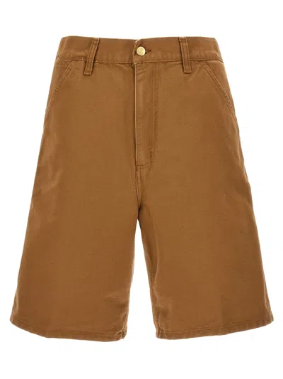 Carhartt Single Knee Bermuda And Short Brown