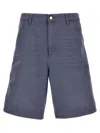 Carhartt Single Knee Bermuda Shorts In Light Blue