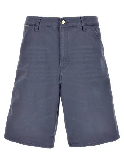 Carhartt Single Knee Bermuda Shorts In Light Blue