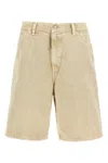 Carhartt Wip Beige Denim Single Knee Short In Neutral