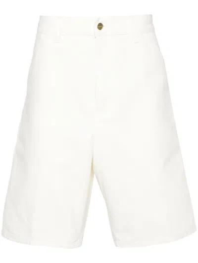 Carhartt Single Knee Bermuda Shorts In White