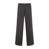 Carhartt Wip Relaxed Fit Organic Cotton Trousers In Gray