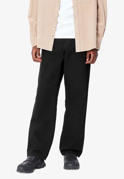 Carhartt Single Knee Cargo Pants In Black